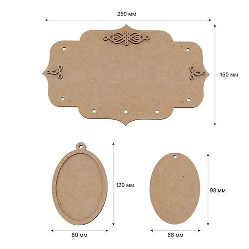 Набір для створення настінної підвіски "Botanical World" FDCKW-057 - фото 5