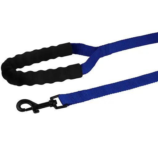 Поводок для собак Barksi Active с мягкой ручкой 6 м х 2.5 см синий - фото 4