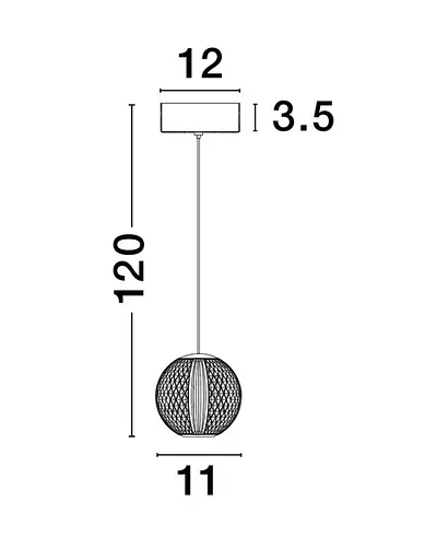 Підвіс Nova Luce BRILLANTE 9511010 - фото 7