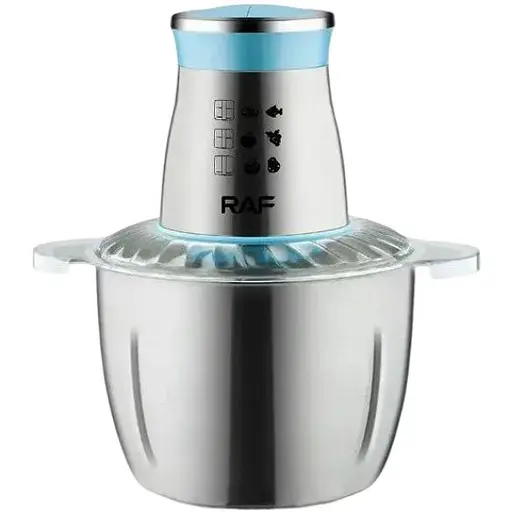 Подрібнювач кухонний RAF R.7030 м'ясорубка комбайн чоппер 1000 Вт 3 л - фото 1