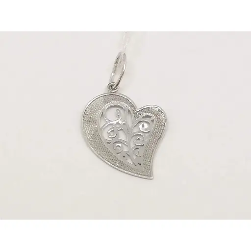 Золотая подвеска Столичная Ювелирная Фабрика Сердце с алмазной гранью. 422387Б - фото 3