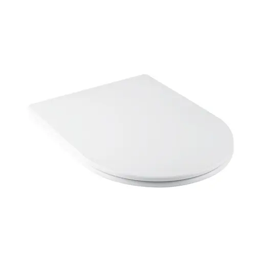 Сиденье для унитаза Qtap (Swan, Jay) с микролифтом Slim QT1699SC5176W, Белый - фото 1
