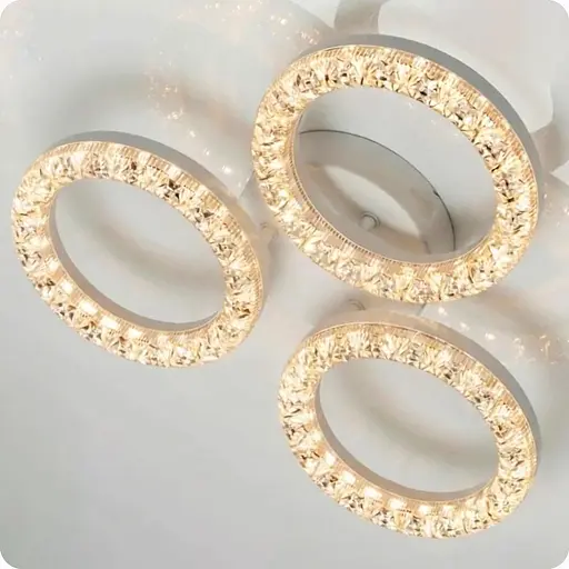 Люстра світлодіодна 517 Dlight 45Вт Білий (02120) - фото 2