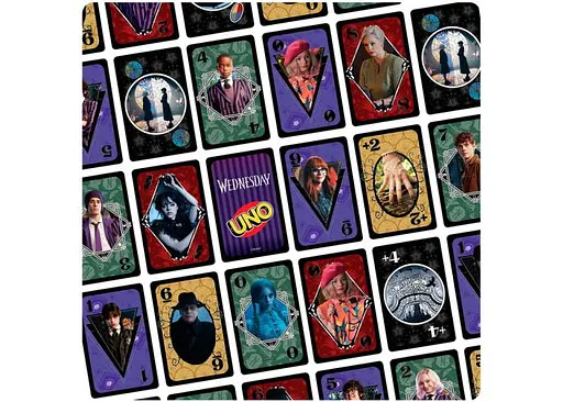 Настольная игра Mattel Уно Уэнздей (UNO Wednesday) (JHB18) - фото 3