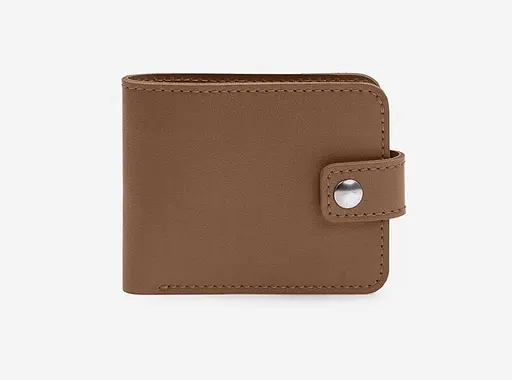 Кожаный портмоне Mini 2.2 карамель - фото 1