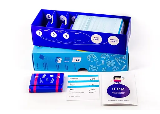 Настольная игра English Student Карточки для изучения английского языка ВНО English Student (укр.) (59122622) - фото 2