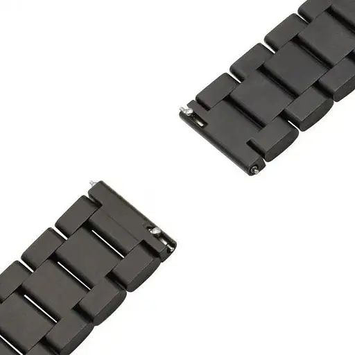 Ремешок DK CDK для Garmin Forerunner 255 / 255 Music 22mm Metal Fitlink Steel Watch Band (012874) (black) - фото 6