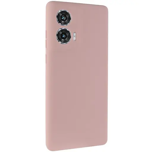 Чохол Silicone Cover Lakshmi Full Camera AA для Motorola Edge 50 Рожевий / Pink Sand