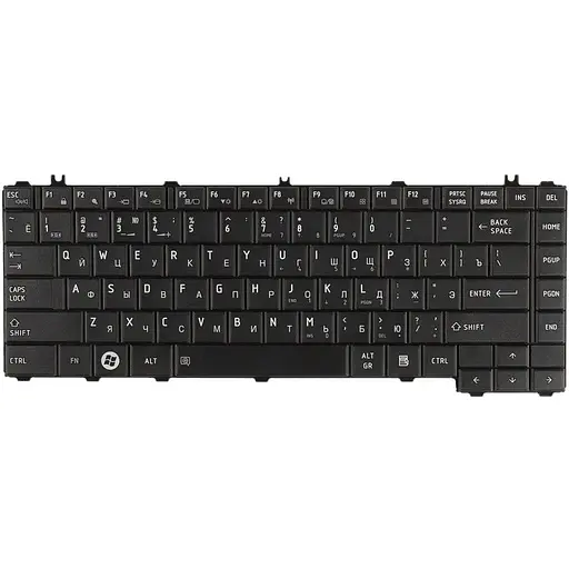 Клавіатура для ноутбука Toshiba Satellite L630D/L640/L640D Чорна (A2290)