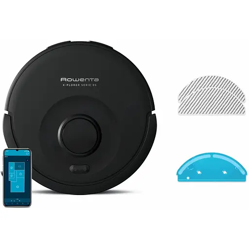 Робот-пилосос Rowenta X-Plorer Serie 85 миючий чорний (RR87C5WH) - фото 2