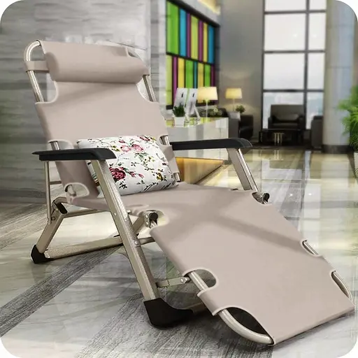 Шезлонг садовий OldBro KRUMAD багатофункціональний складний з подушкою - фото 3