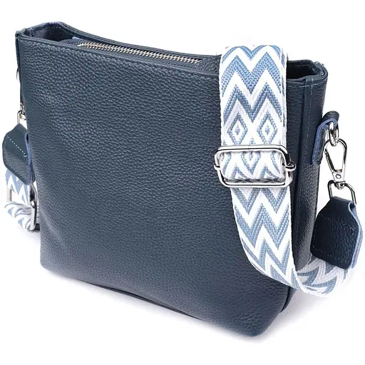 Повседневная женская сумка Vintage на плечо из натуральной кожи 22х17.5х7.5 см sum0027579 - фото 1