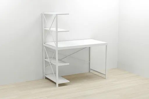 Компьютерный стол Ferrum-decor Джек 75x120x60 Белый ДСП (FRD-104386)