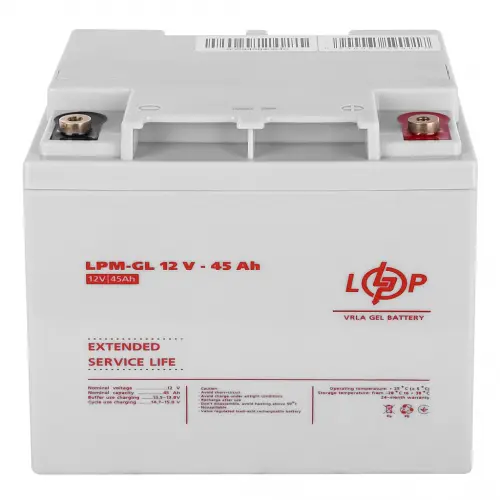 Аккумулятор LogicPower LPM-GL 12V - 45 Ah GEL - фото 3