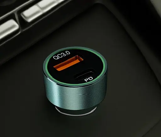 Автомобільний зарядний пристрій IRONN Car Charger USB C, USB A (IR1010) - фото 2