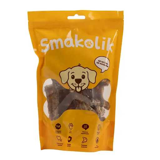 Лакомство для собак натуральные сушеные. Трахея говяжья, 150 г