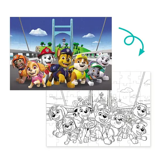 Дитячі Пазли 2 в 1 Paw Patrol Відчайдушна команда DoDo 200162 60 елементів - фото 3