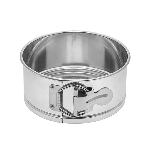 Набір з 3 роз'ємних форм зі знімним дном для випікання складання бенто-тортів Ø 12/14.5/16 см H 6.5 см, Master Class Сірий 86360 - фото 2