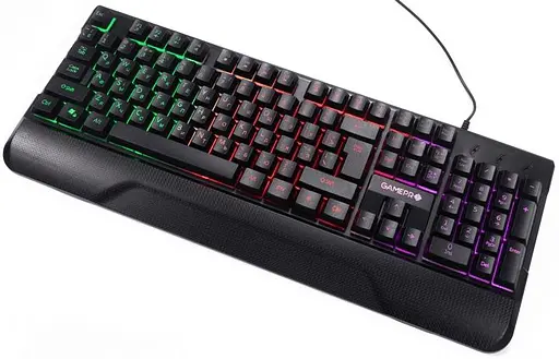 Клавіатура GamePro GK398 Headshot RGB USB Black (GK398) - фото 2
