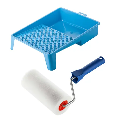 Валик "Поролоновый" 180х80 мм с ручкой и ванночка Polax (770-173) - фото 1