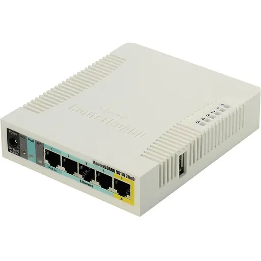 Бездротовий маршрутизатор (роутер) Mikrotik RB951Ui-2HND [128306]