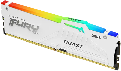 Оперативна пам'ять Kingston Fury 32GB DDR5 6000MHz Beast RGB White (KF560C36BWEA-32)