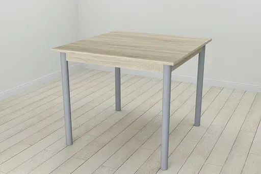 Кухонний стіл Ferrum-decor Агата 75x90x90 Сірий ДСП Сонома 16мм (FRD-106261) - фото 2