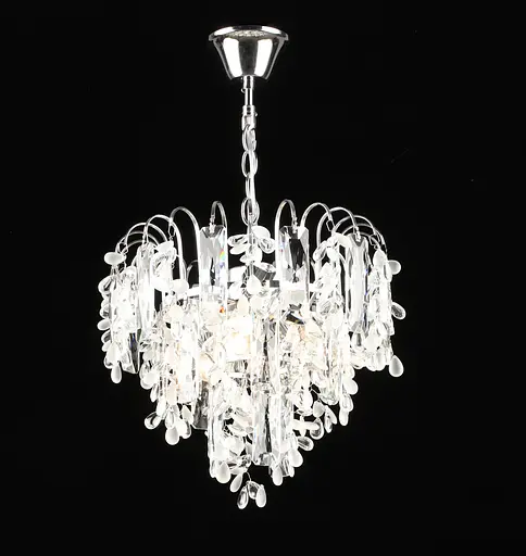 Люстра підвісна кришталева E2726/3, Хром