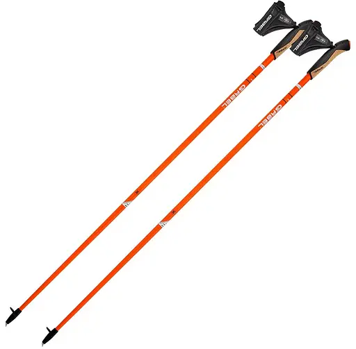 Палиці для скандинавської ходьби Gabel X-1.35 Active Knife Red/Orange 130 (7009361151300) (DAS302699) - фото 1