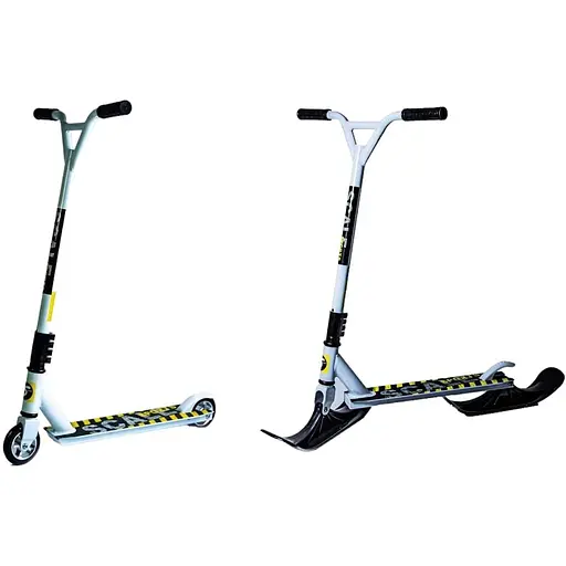 Самокат трюковий - снігокат 2 в 1 Scale Sports 84х53х11 см Білий 000283535