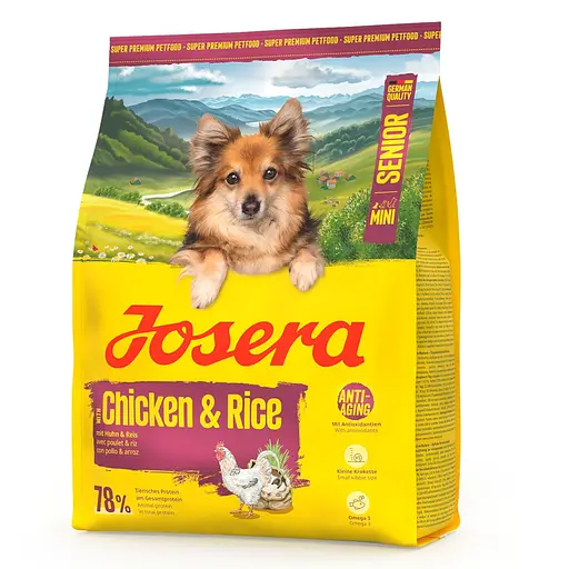 Сухий корм для собак Josera Mini Senior з куркою та рисом для малих порід 900 г - фото 2