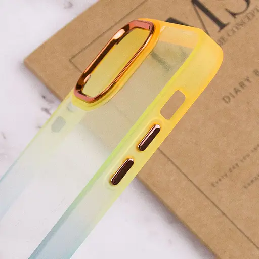 Чохол Epik TPU+PC Fresh sip series для Apple iPhone 11 Pro Max 6.5 Бірюзовий/Помаранчевий - фото 4