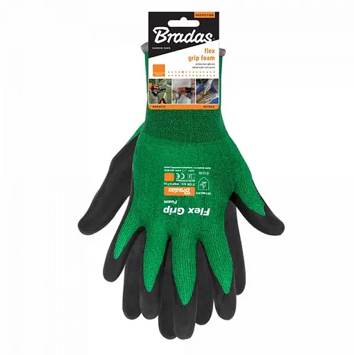 Перчатки защитные Bradas FLEX GRIP FOAM нитрил размер 8 RWFGF8 - фото 2