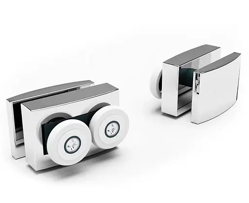 Душевая кабина Dusel DSL191 + DSL195 Chrome 1200x900x1900, Универсальная, прозрачная, хром, 120x90 - фото 4