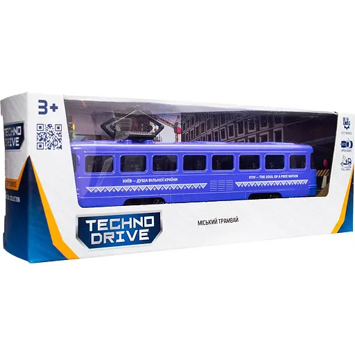 Автомодель TechnoDrive Міський трамвай Київ (KM250425) - фото 12