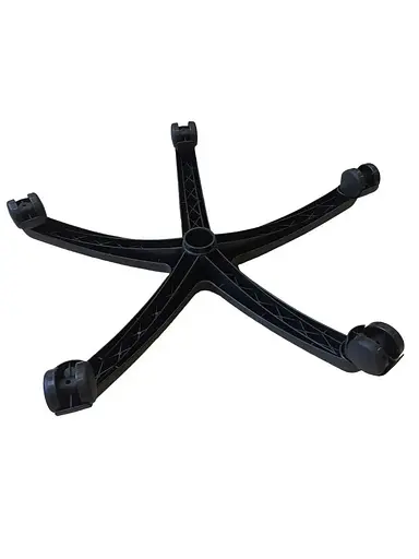 Хрестовина  для комп'ютерного крісла з пластику 640 мм з коліщатками - фото 1