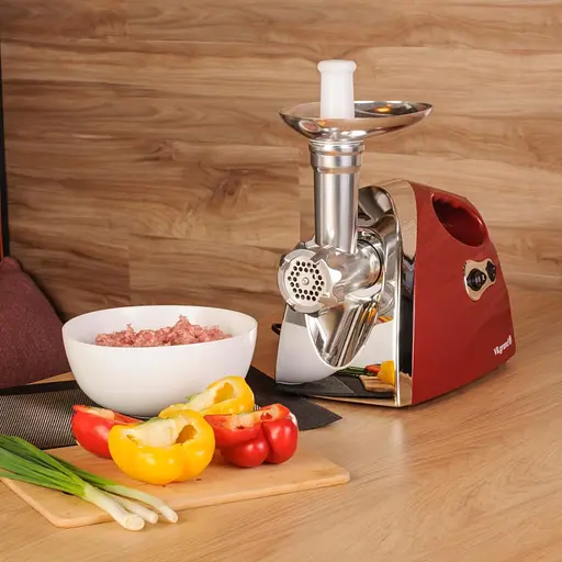 Электромясорубка ViLgrand V203-BRMG Red - фото 10