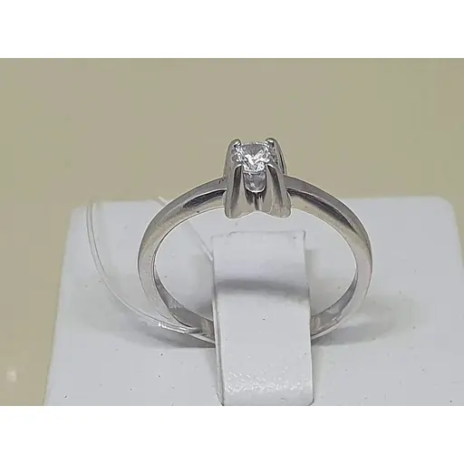 Серебряное кольцо Qvaliz с фианитом. 90100787/17 - фото 3