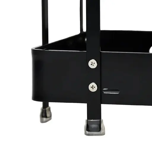 Полиця Homax дворівнева кутова алюмінієва 35.9х23.7х23.7 см чорна (EBA-3520 BL) - фото 5