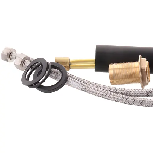 Смеситель для умывальника Haiba Alex 001 High black HB3923 Черный матовый - фото 2