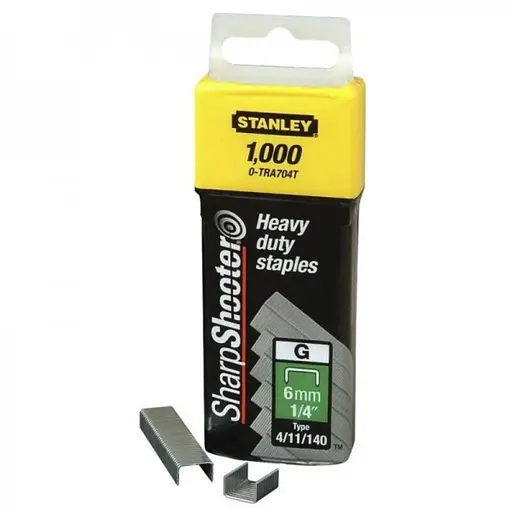 Скоби Stanley для степлера Heavy Duty тип G 12 мм 1000 шт. (1-TRA708T)