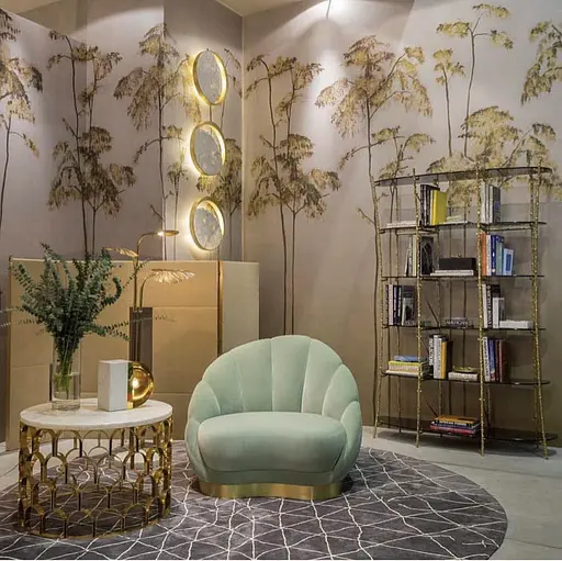 Сучасна модель бра Eclipse wall з мармуровим камінням Line F WA 221-240 - фото 8