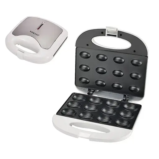 Електрогрічна горішниця Sokany SK-805 на 12 горішків з антипригарним покриттям 750Вт Чорний - фото 6