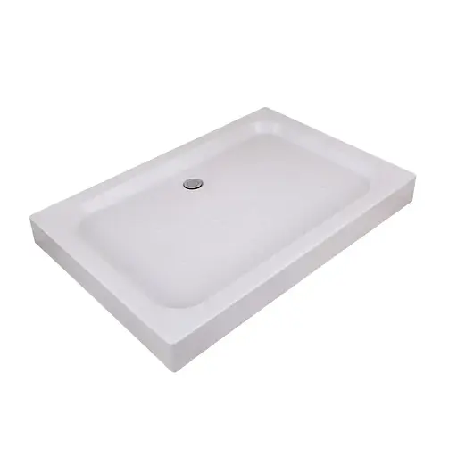 Душевой поддон с сифоном Mixxus Hard ST01-120x80x13 диаметр слива 52 мм MI6919 Белый Универсальная - фото 1