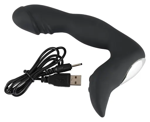 Масажер простати Rebel Rechargeable Prostate Stimulator, 12.7 см чорний - фото 6