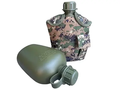 Похідна фляга 1л + чохол Зелений піксель