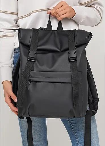 Рюкзак Sambag унісекс RollTop LSH чорний 43 х 31 х 14 см (24211001) - фото 8