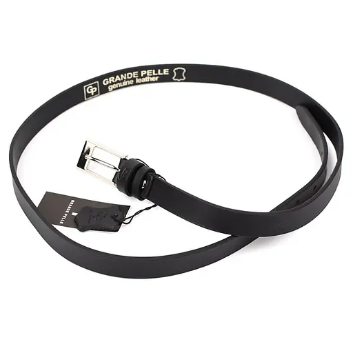 Ремінь шкіряний Grande Pelle жіночий 120х2 см acs0029320 - фото 2