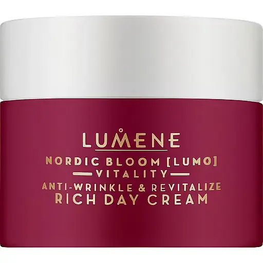 Бальзам для обличчя Lumene Nordic Bloom Vitality Anti-Wrinkle & Revitalize Rich Day Cream денний відновлюючий проти зморшок для зрілої шкіри 50 мл - фото 1