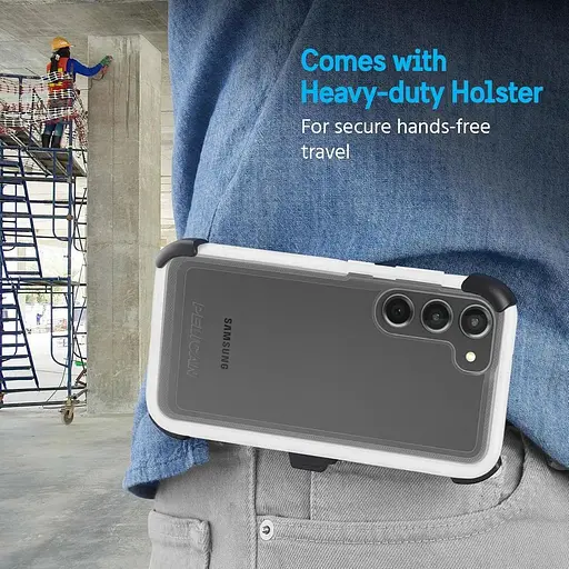 Протиударний чохол із кліпсою Pelican Voyager для Samsung Galaxy S23 (6.1") Clear аналог OtterBox Defender - фото 6